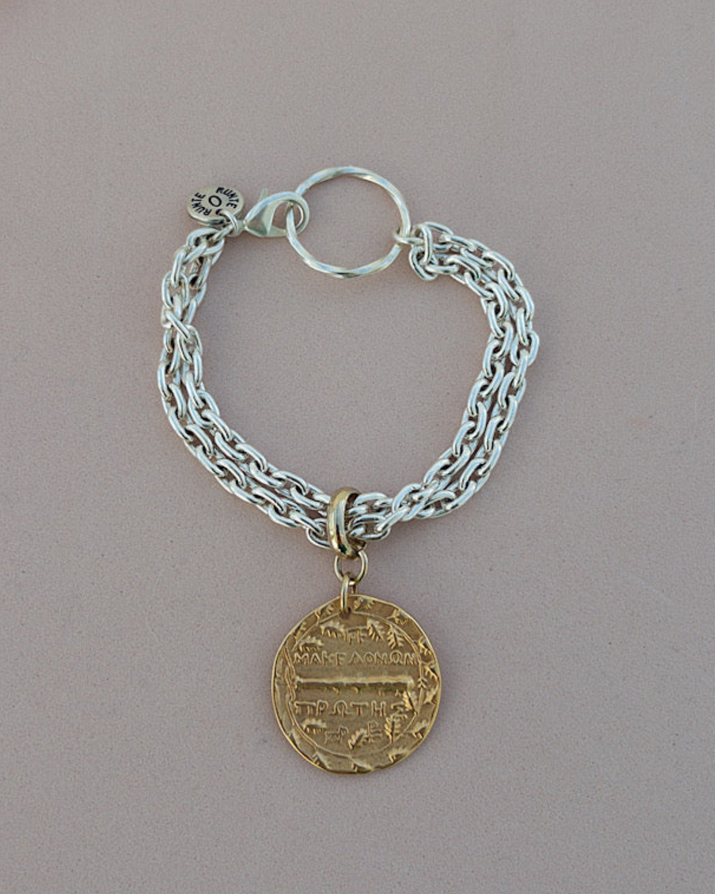 Armband Coin, Gold, Silber, Münze, Runte Schmuck, Armband