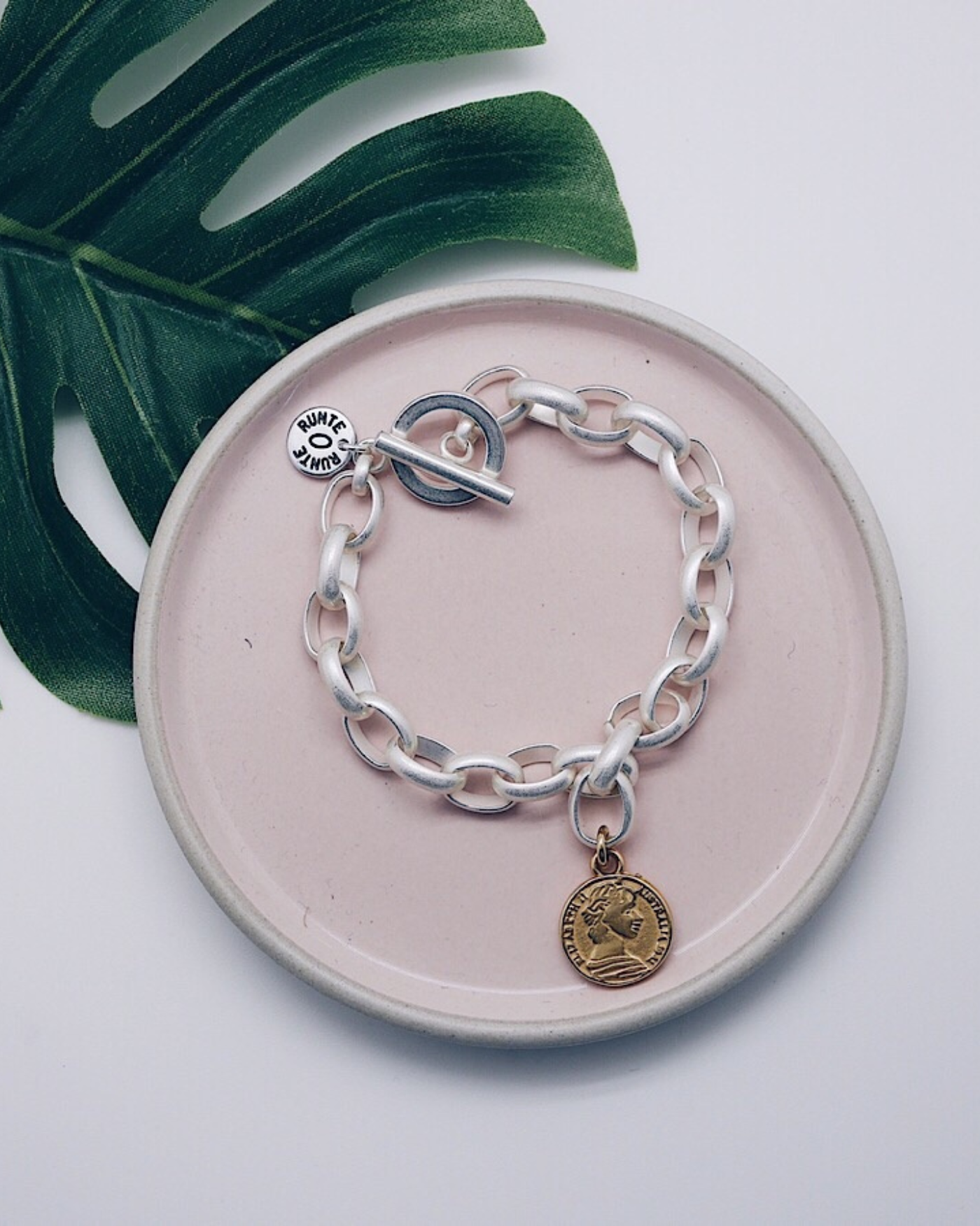 Gliederarmband Münze