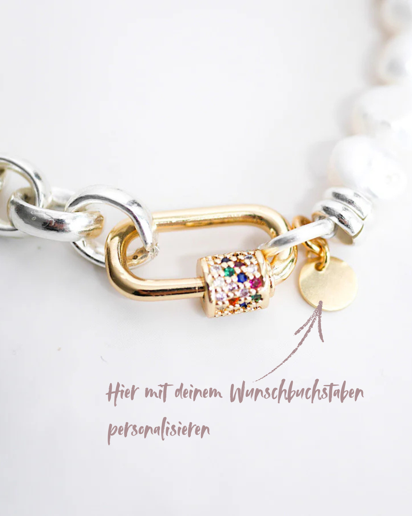 Armband Delia, Personalisieren, Perlenarmband, Perlen, Armband, Runte Schmuck