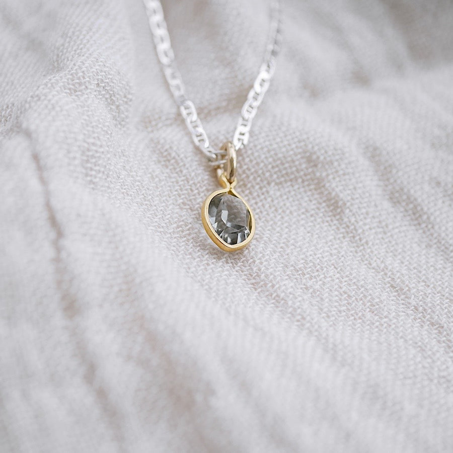 Anhänger mit Swarovski Kristall Gray