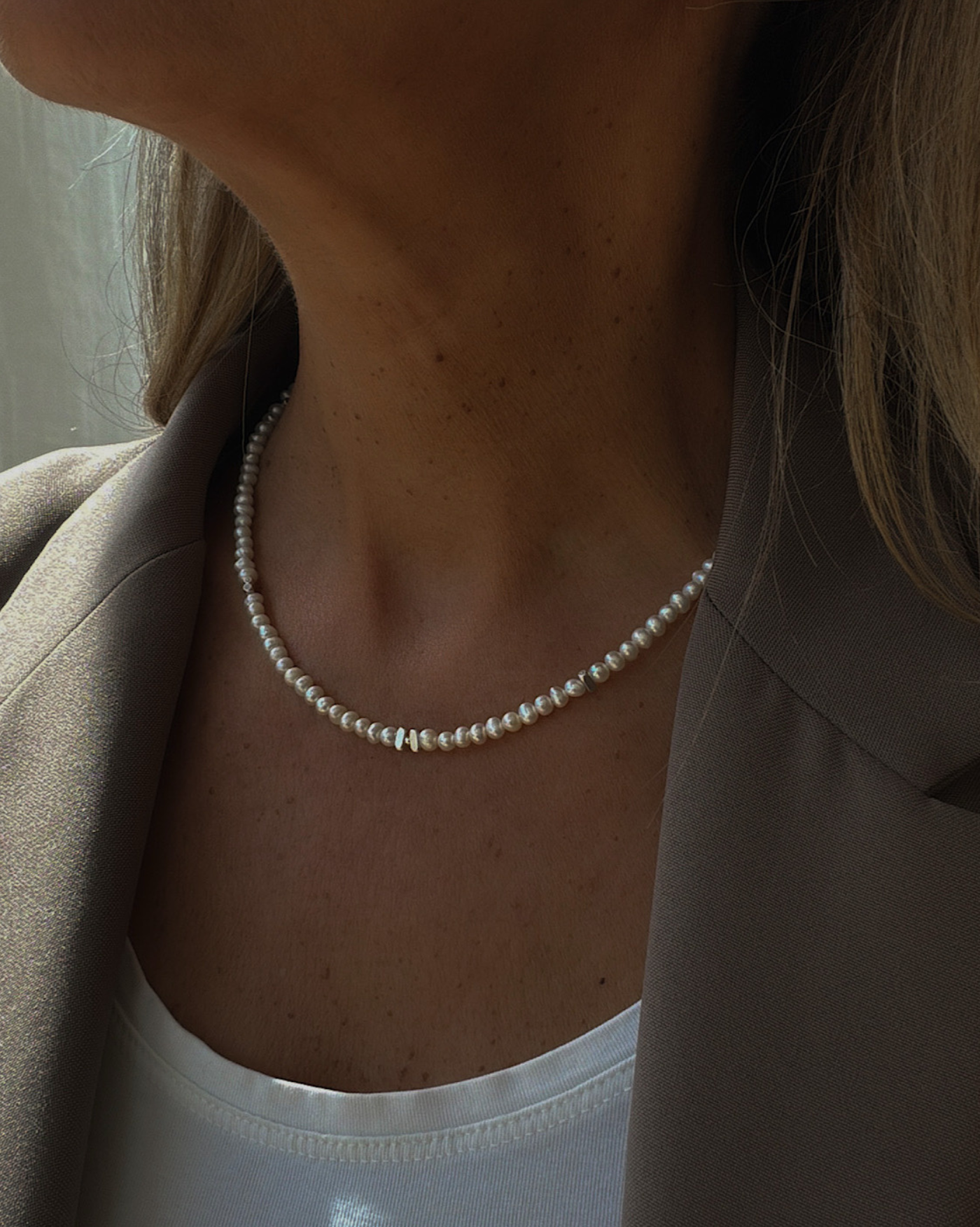 Kette Perlenchoker