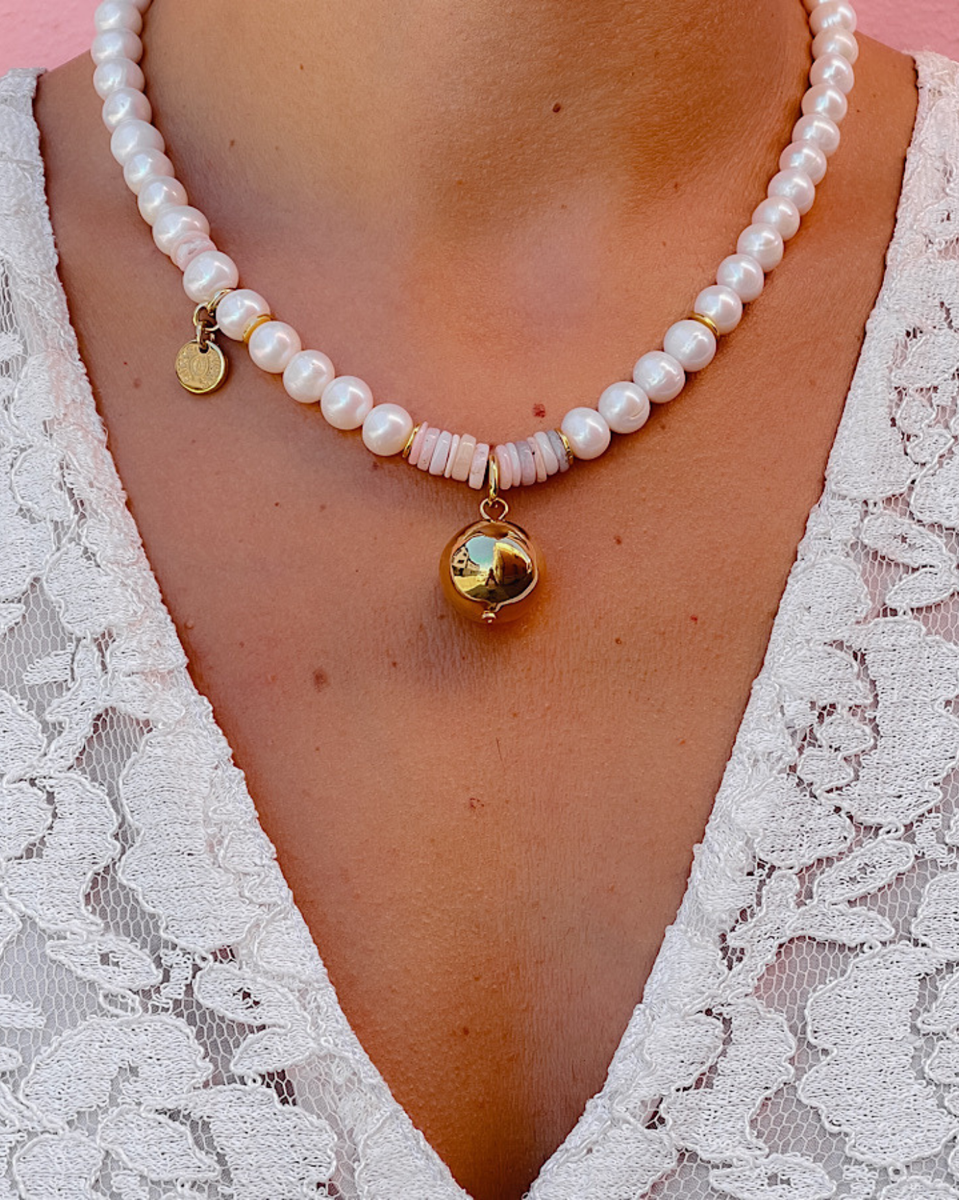 Kette Pink Opal