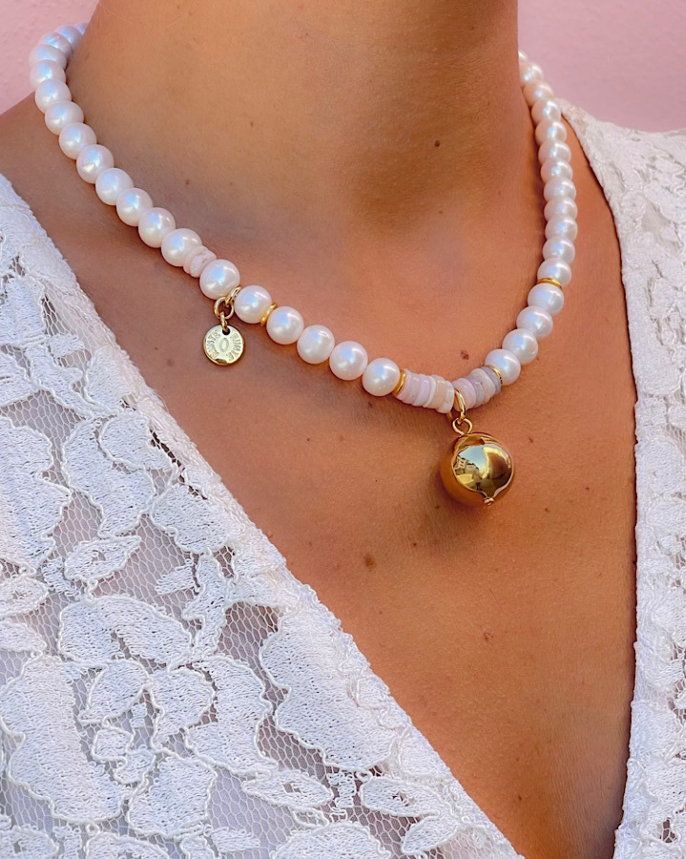 Kette Pink Opal