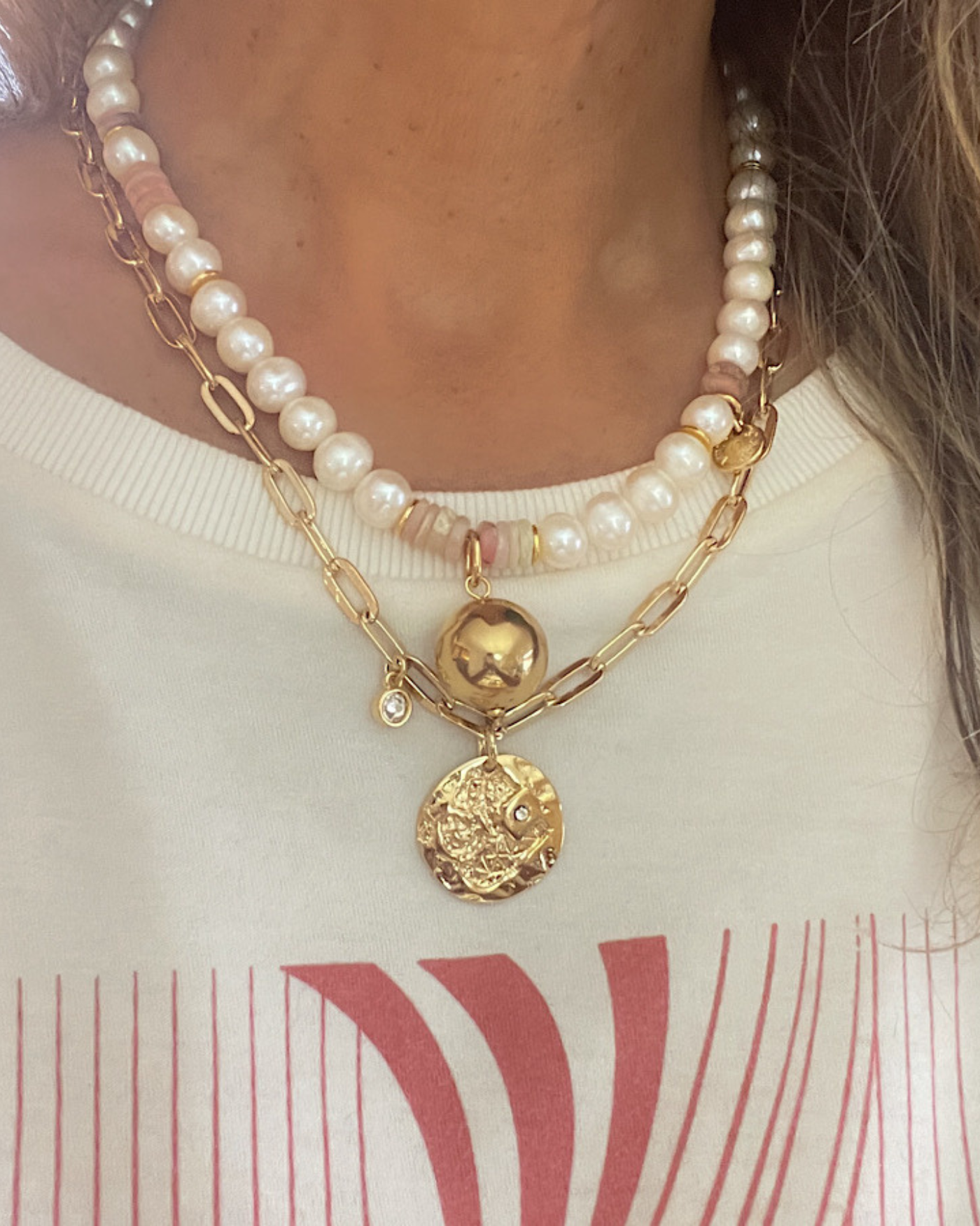 Kette Pink Opal